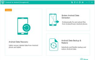 choose "Broken Android Data Extraction" feature
