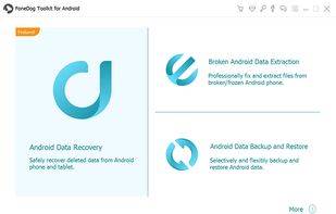FoneDog Android Data Backup & Restore screenshot 1