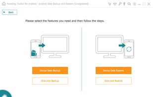 FoneDog Android Data Backup & Restore screenshot 1
