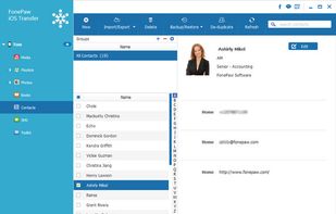 FonePaw iOS Transfer screenshot 1