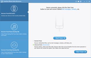 FonePaw iPhone Data Recovery screenshot 1