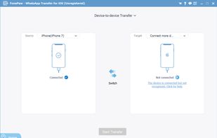 FonePaw WhatsApp Transfer screenshot 1