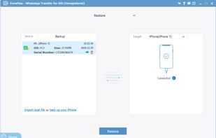 FonePaw WhatsApp Transfer screenshot 3