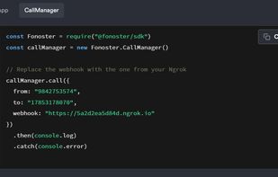 Fonoster screenshot 1