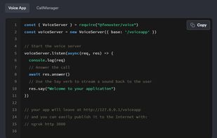 Fonoster screenshot 1
