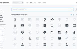 Font Awesome screenshot 1