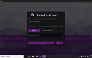Font Converter Tool screenshot 3