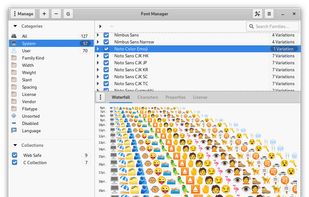 Font Manager screenshot 1