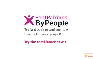 Font Pairings.ByPeople screenshot 1