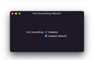 Font Smoothing Adjuster screenshot 1