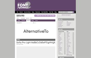 Font Squirrel screenshot 1