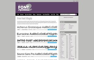 Font Squirrel screenshot 1