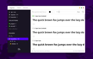 FontBase screenshot 1