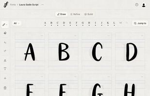Draw mode allows users to draw their characters directly into the app
