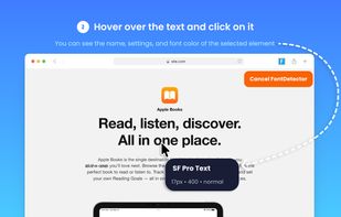 FontDetector Pro screenshot 1
