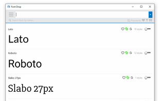 FontDrop screenshot 1