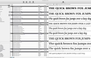 FontExplorer X screenshot 1