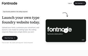 Fontnode screenshot 1