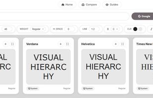 Preview System Font and Google Fonts in realtime.