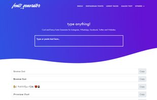 Fonts Generator screenshot 1