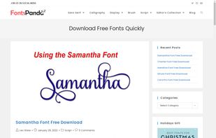 FontsPanda screenshot 1