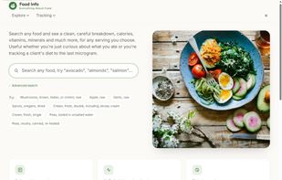 Food Info screenshot 1