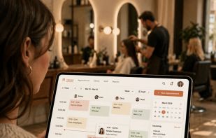 Foohat Smart Scheduling Software for Salon with Calendar, Staff Scheduling, Conflict Prevention, and Point of Sale (POS)