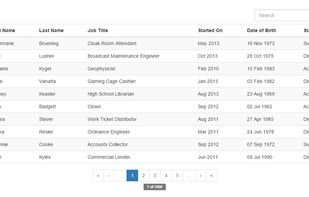 FooTable screenshot 1