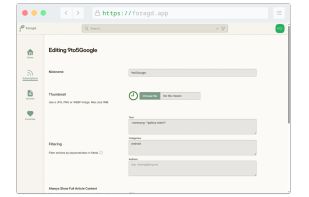 Subscription customisation.