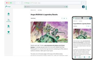 Post/Article on desktop and mobile.
