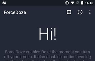 ForceDoze screenshot 1