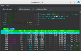 ForceTerm screenshot 1