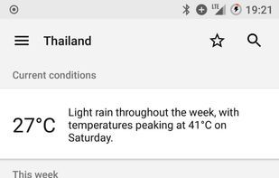 Forecaster screenshot 1