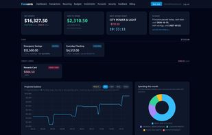 he full dashboard: Net Worth, Safe to Spend, the bill countdown, and the Runway tile, with accounts and charts below. This is the first thing reviewers and visitors see, so it leads.