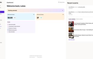 Screenshot of the Forento dashboard.