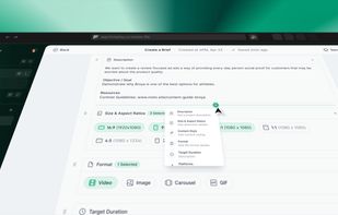 Build modular ad briefs