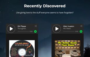 Forgotify screenshot 2