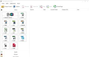Main user interface for version 4.0.0