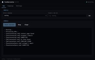 FormHarvester screenshot 1