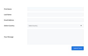 Different form layout with customized label alignment .