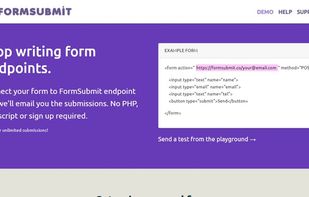 FormSubmit.co screenshot 1