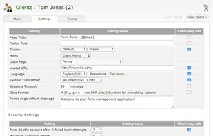 Form Tools screenshot 1