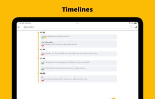 You can create multiple timelines to plan out your story.