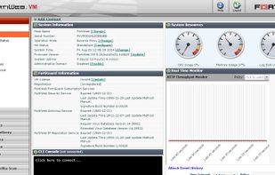 FortiWeb screenshot 1