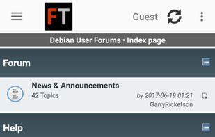 Sub-Forums List View