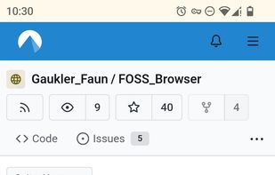 FOSS Browser screenshot 1