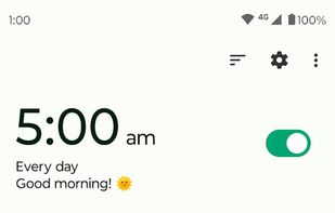 Fossify Clock screenshot 1