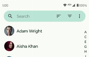 Fossify Contacts screenshot 1