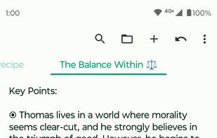 Fossify Notes screenshot 1