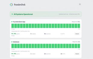 Light Mode Public Status Page